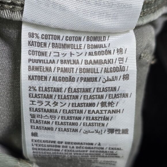 Abercrombie and Fitch Women's Camo Denim Jeans Size 00 24 - Picture 6 of 16